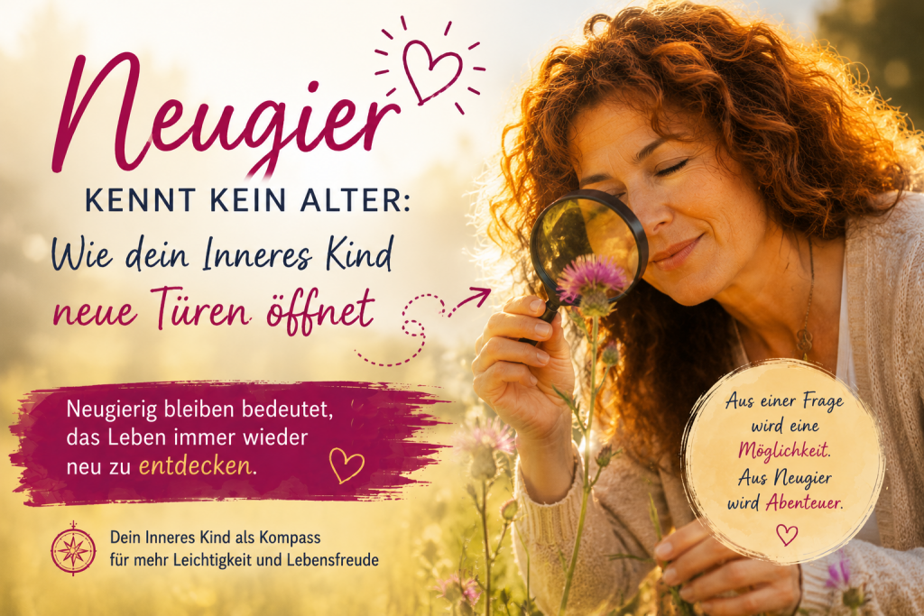 Neugier kennt kein Alter. Wie dein Inneres Kind neue Türen öffnet.